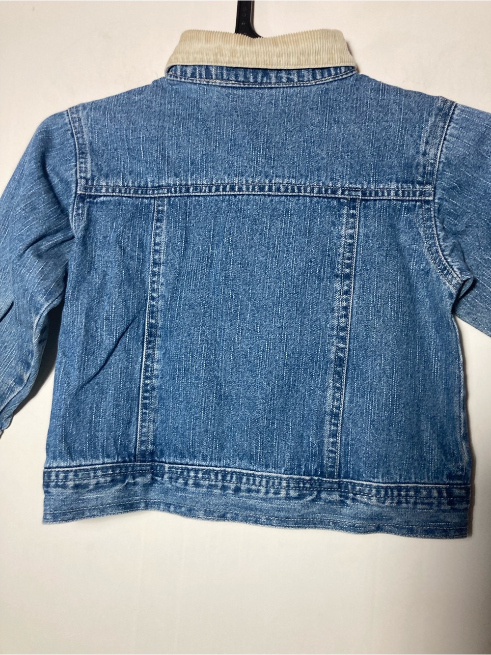 Sesame Street Vintage 2006 Denim Snap Front With Corduroy Collar Size 3T - Picture 3 of 16